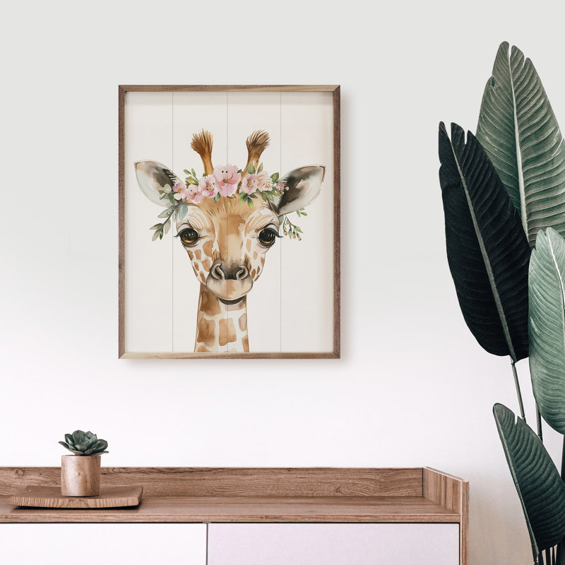 Girafe de chambre de bébé, H 20 po x l 16 po