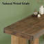 Table de vestibule en bois, console chic, table de canapé, table de vestibule