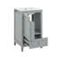 20 Inch Bathroom Vanity With Sink, Solid Wood Bathroom Sink Vanity Cabinet With Drawer, Storage Rack And Soft Closing Door-319692133