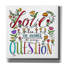 Toile épique Graffiti «Love Is The Response Color» par Elizabeth Caldwell, 37 po x 37 po-1827553150