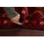 Tapis de couloir rouge en laine noué à la main de conception unique 2 pi 11 po x 5 pi 6 po One Age