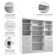 Arlex 86" W Closet Organization System with Drawers