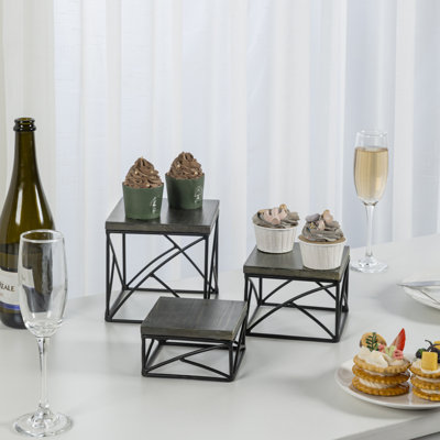 3 Piece Cake Stand Set