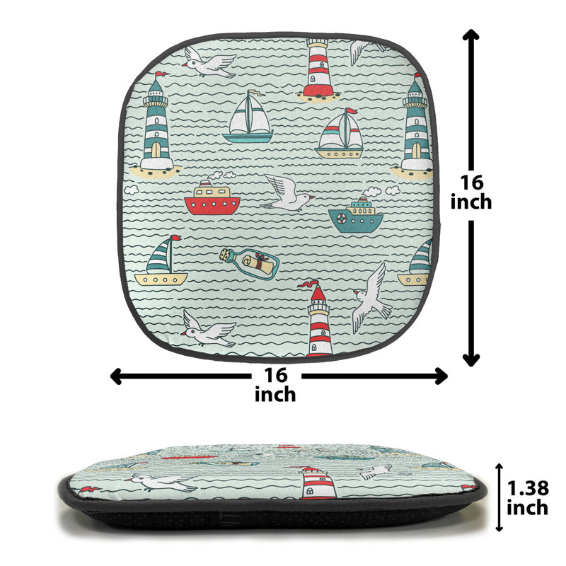 Outdoor 1.38'' Dining Chair Seat Cushion