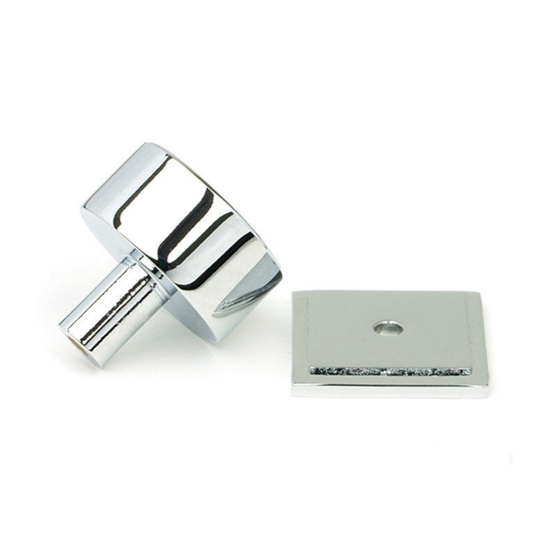 320mm Square Knob, Polished Chrome