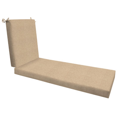 Meridian Outdoor Chaise Lounge Cushion – Weather-Resistant, Reversible, Plush Comfort
