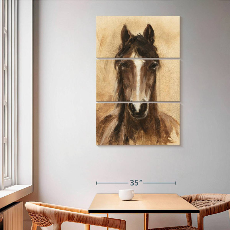 Brampt Western Ranch Animals I, 65" H x 42" W