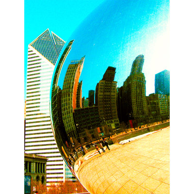 Chicago Bean, Chicago Illinois - reproduction de photo sur toile tendue