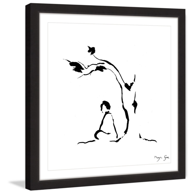 Maya Gur - Single Picture Frame Painting, 51cm H x 51cm W x 3.81cm D