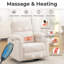 Fauteuils inclinables électriques avec appui-tête et accoudoirs réglables, avec fonctions de massage et de chauffage-295032904