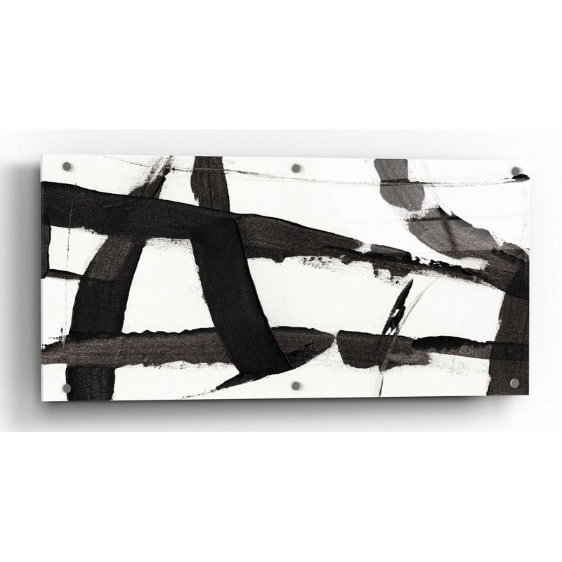  «Obsidian Harmony II» par Tim O'Toole, art mural en verre acrylique, 24 po x 12 po, H 12 po x l 24 po