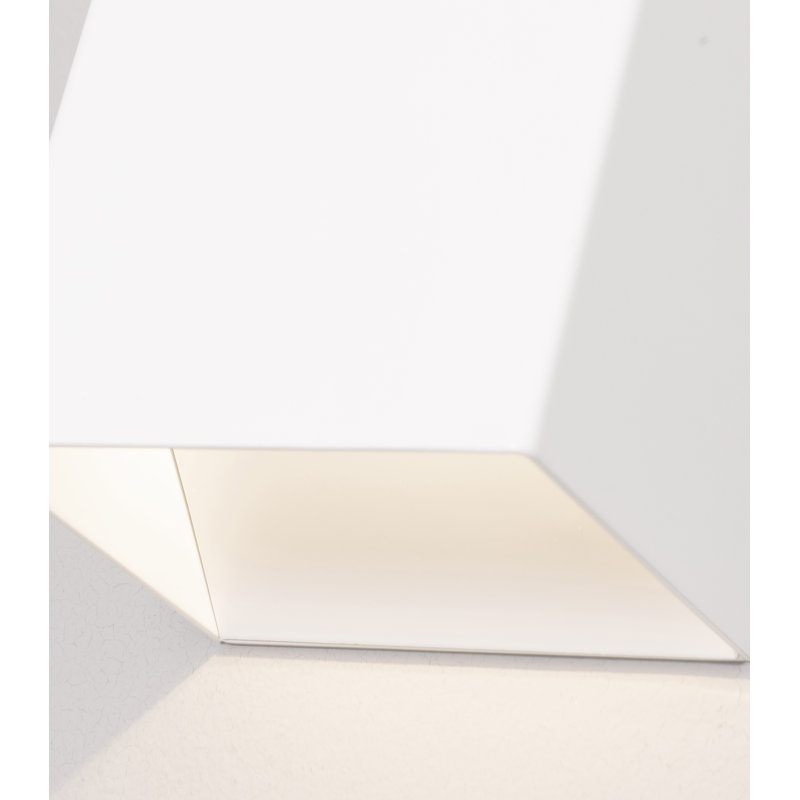 Erebus Flush Mounted Sconce, White