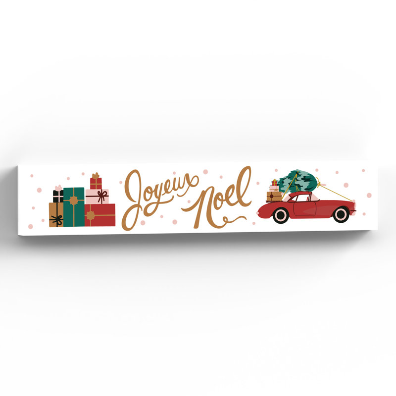 Luray Joyeux Noel Festive Transport Christmas Memento Letter Block