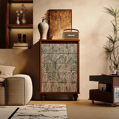Armoire de rangement multifonctionnelle de style Wabi-sabi