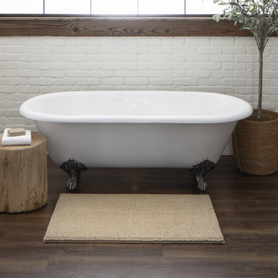 Wagnon Plush Memory Foam Stain/Fade Resistant Non-Slip Machine Washable Bath Mat