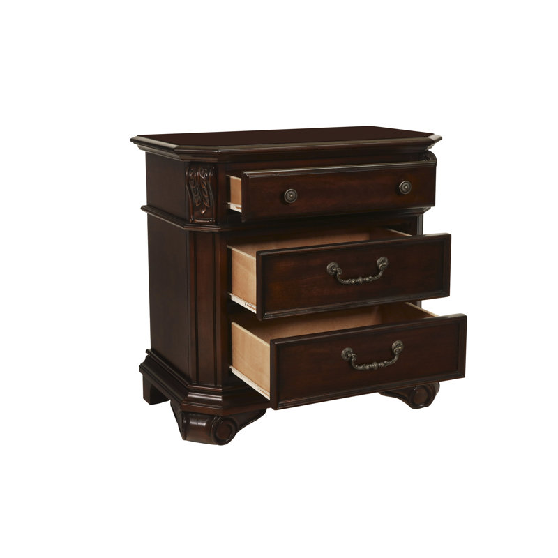 Ehan 30'' W Solid Wood Nightstand