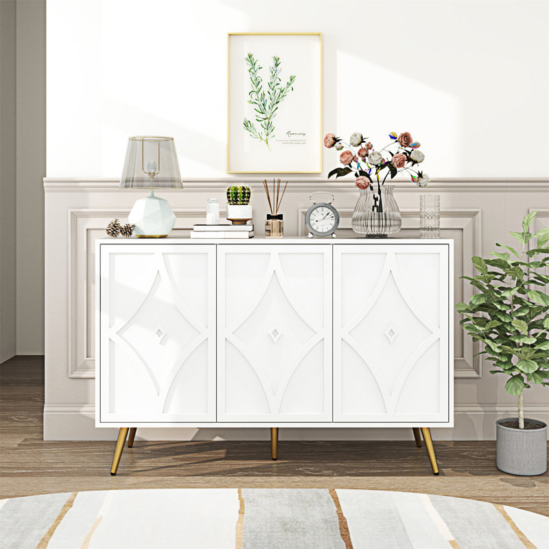 Armoire d'appoint 3 portes avec rangement
