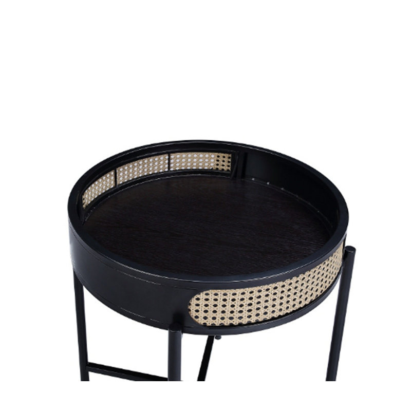 Colson Black Finish End Table