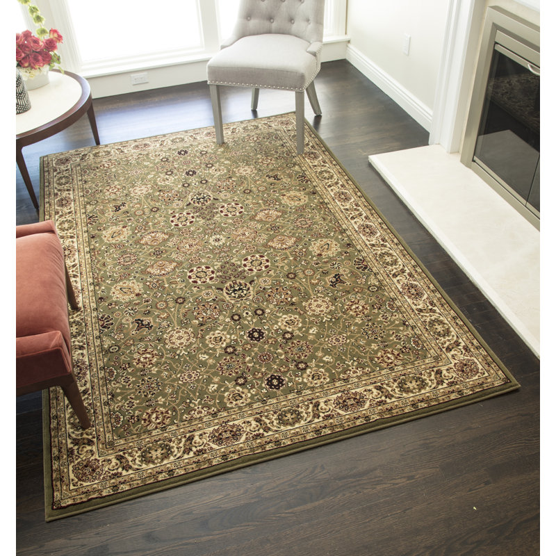 Gloucester Gilded Loom Oriental Olive Area Rug, Rectangle 9'10" x 13'2"