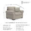 Fauteuil surdimensionné Sararose