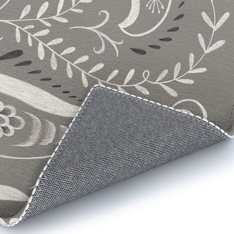 Floral Indoor Rug, Rectangle 9' x 12'