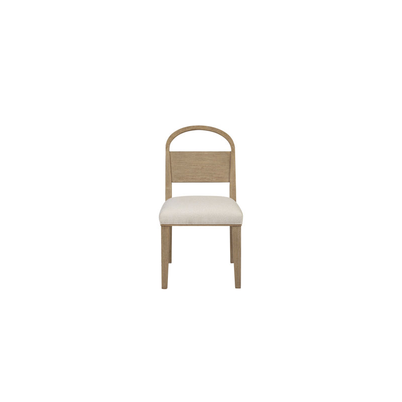 Chaise en bois à dossier arqué (ensemble de 2)