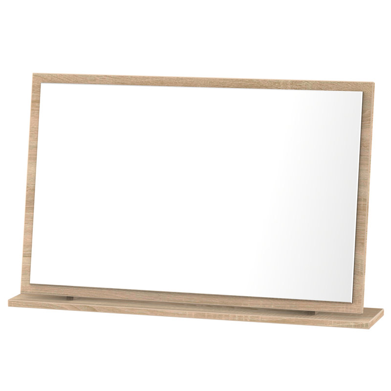 Fully Assembled Hawthorn Dresser Mirror, Bardolino Oak