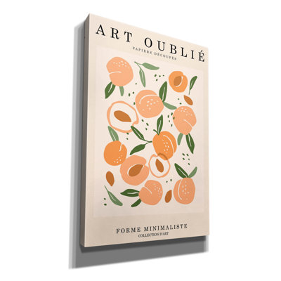 «Peachy Pattern» par Design Fabrikken, art mural sur toile