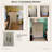 47.2"W 3-Door Wardrobe Armoire with 2 Hanging Rods and 5 Storage Shelves