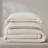 3 Pieces Duvet Cover Set,White+Beige-130474462