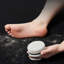 Pieds exfoliants en pierre exfoliante avec pieds en plastique Calloused pieds en pierre avec poignée en plastique