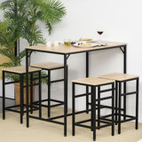Phelia 4 - Person Four Leg Dining Set