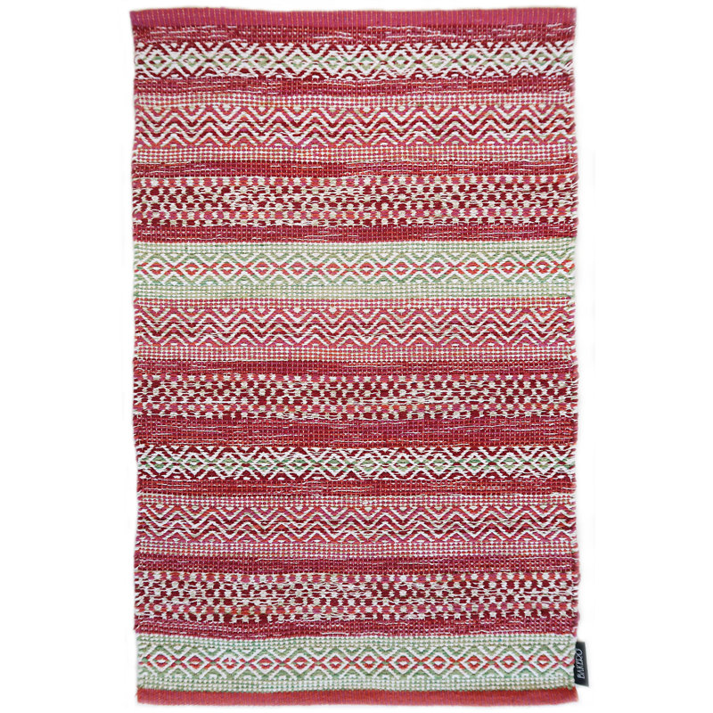 Saffron Striped Hand Woven Area Rug, Rectangle 160 x 230cm
