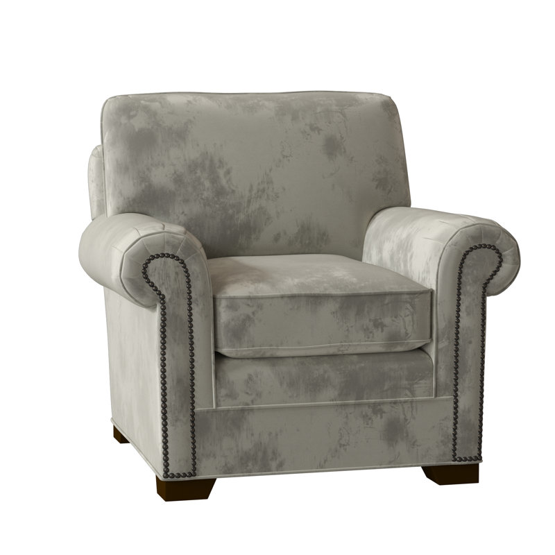 Fauteuil de 41 po de large Adrena, Non, Laiton foncé, Seneca 07