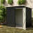 Sturdy Storage Sheds, 6 X 4 Ft Metal Modern Compact Backyard Organizer