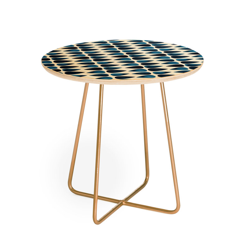 Solid Wood Top End Table