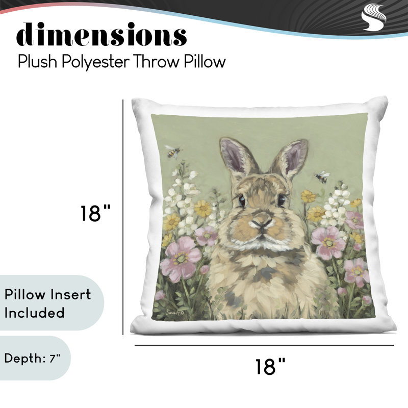 Coussin Spring Abloom Rabbit