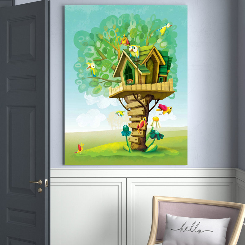 Kingswood Tree House, reproduction sur toile tendue, H 52 po x l 40 po