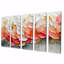 Velours rose nature pétale dans le vent - Art mural fleurs - Art mural moderne-1308451060-1308451061