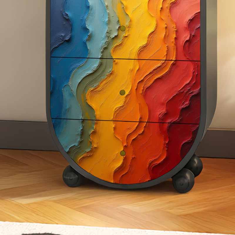 Armoire de salon 4 tiroirs Modern