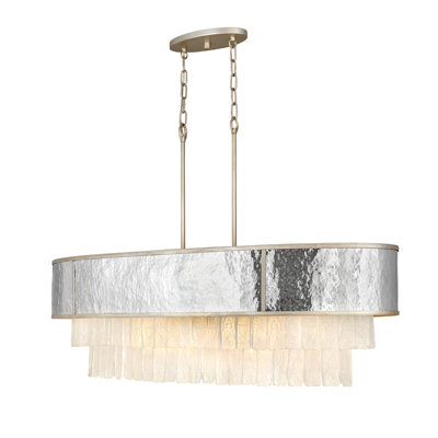 Reverie 10 - Light Unique / Statement Drum Chandelier