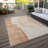 Cherika Flatweave Washable Abstract Indoor / Outdoor Rug-536097121