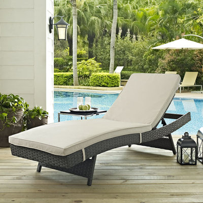 Modway Stopover Outdoor Patio Sunbrella Chaise