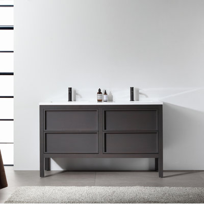 Ensemble de meuble-lavabo double 55 po Gonzalo
