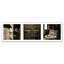 «paris triptyque restaurant, reproduction de photo sur toile tendue-14808138