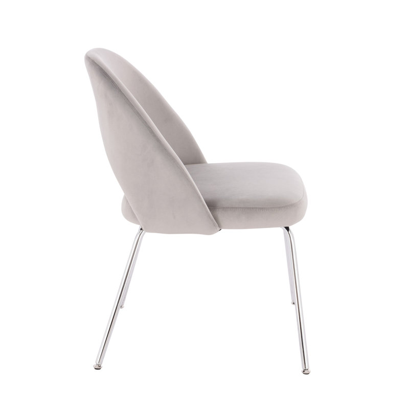 Chaise Sandy Chrome, 1, Gris