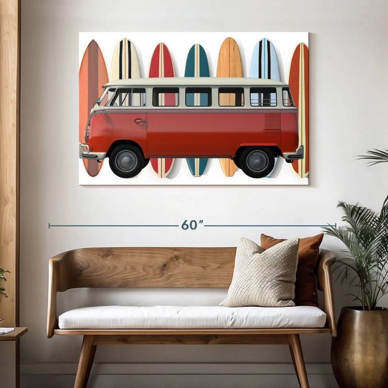 Mehar Surfer Van, H 32 po x l 48 po