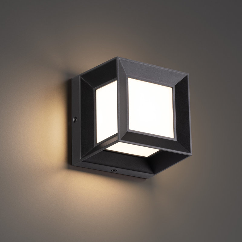 Argo LED Wall Light, 5" H x 5" W x 4.25" D, 10W