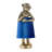 21"H Gold Resin Monkey Table Lamp  With Shade-756600881-756600886