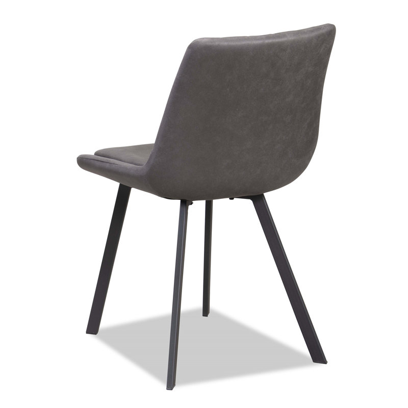 Chaises d'appoint Tamiko gris anthracite doux (2 / Ctn)